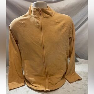 T By Talbots Peach Full Zip Pockets Long Sleeve Sporty Jacket